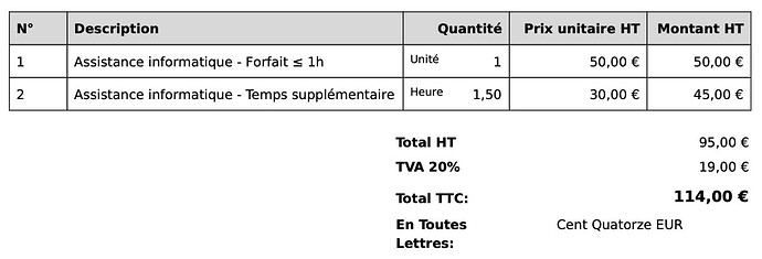 Facturation-Horaire
